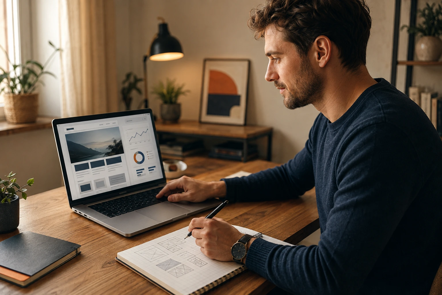 Ondernemer analyseert en verbetert een bestaande website